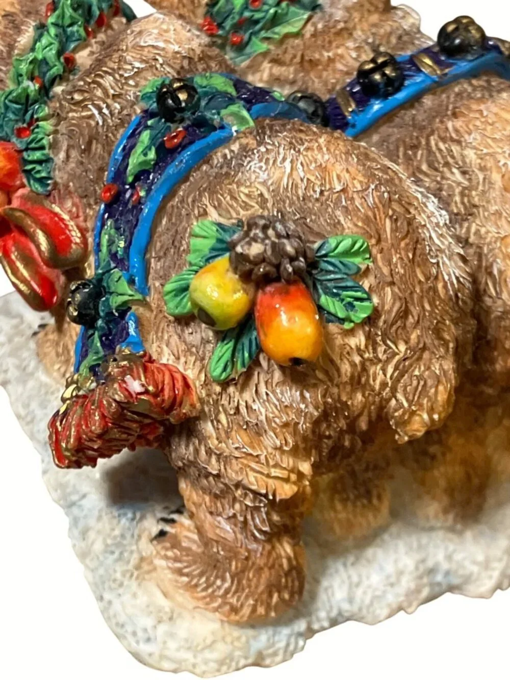 Crinkle Claus Crinkle Bears Figurine By Possible Dreams 1997 Christmas Decor